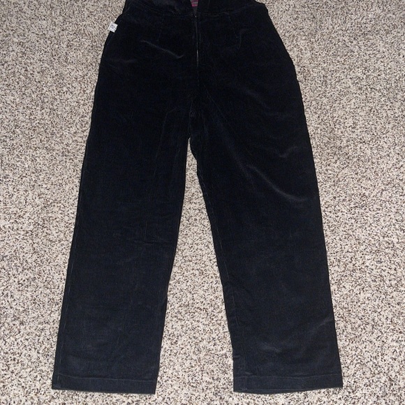 Vintage 90s Corduroy Overalls “whatever” and peace sign details - Picture 11 of 14